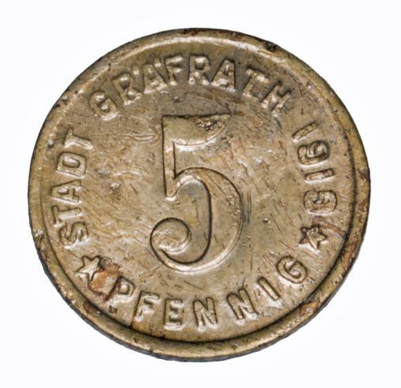 5 fenigów 1919 Grafrath Nadrenia (1)
