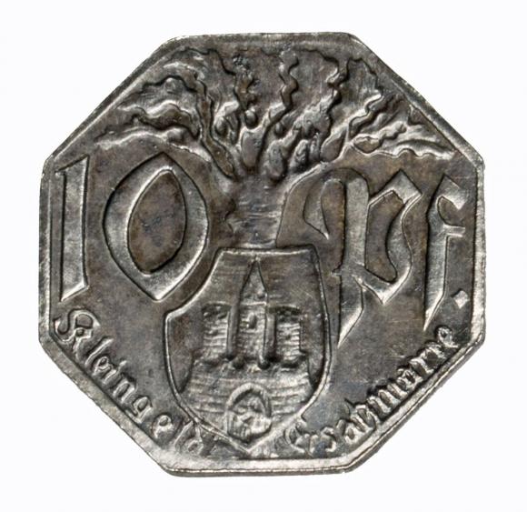 10 fenigów 1917 Weilburg Hesja (2)