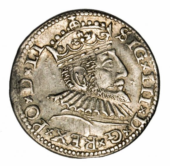 Trojak 1591 Zygmunt III Waza Ryga (1)