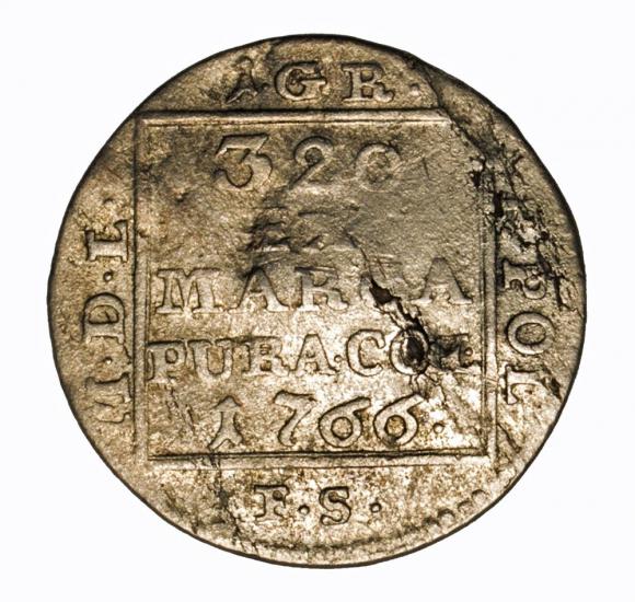 Grosz srebrny 1766 Stanisław August Poniatowski Warszawa (1)
