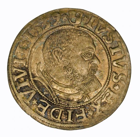 Grosz 1539 Albrecht Hohenzollern Księstwo Pruskie Królewiec