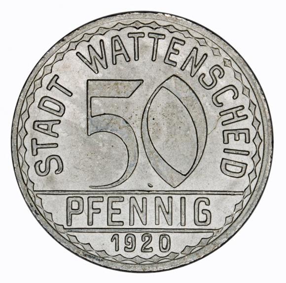 50 fenigów 1920 Wattenscheid Westfalia