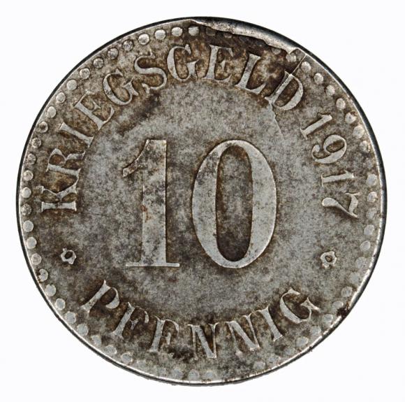 10 fenigów 1917 Cassel Hesja
