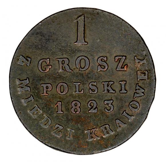 1 grosz 1823 Aleksander I Romanow Królestwo Polskie Warszawa