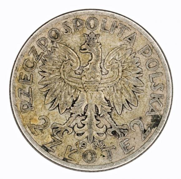 2 złote 1932 Głowa kobiety II RP Warszawa (2)