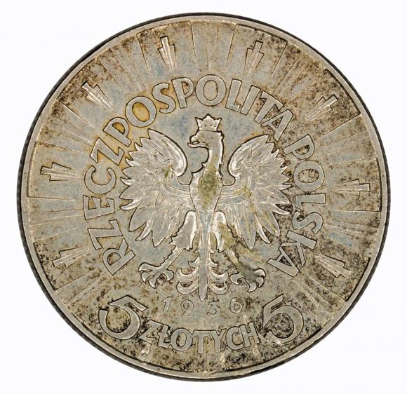 5 złotych 1936 Józef Piłsudski II RP (2)