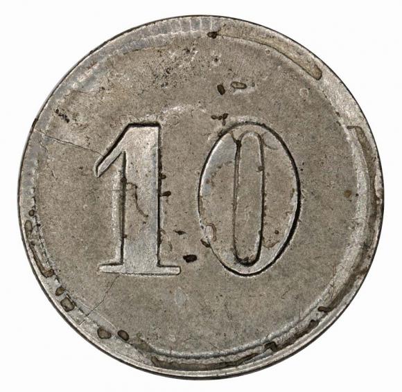 10 fenigów 1920 Possneck Saksonia (1)