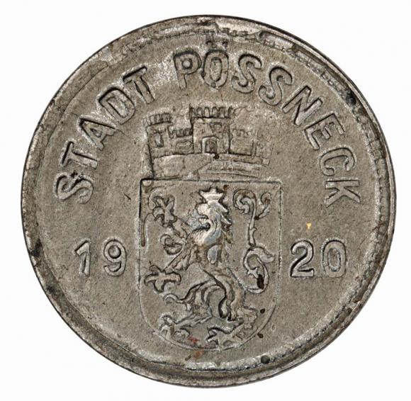 10 fenigów 1920 Possneck Saksonia (2)