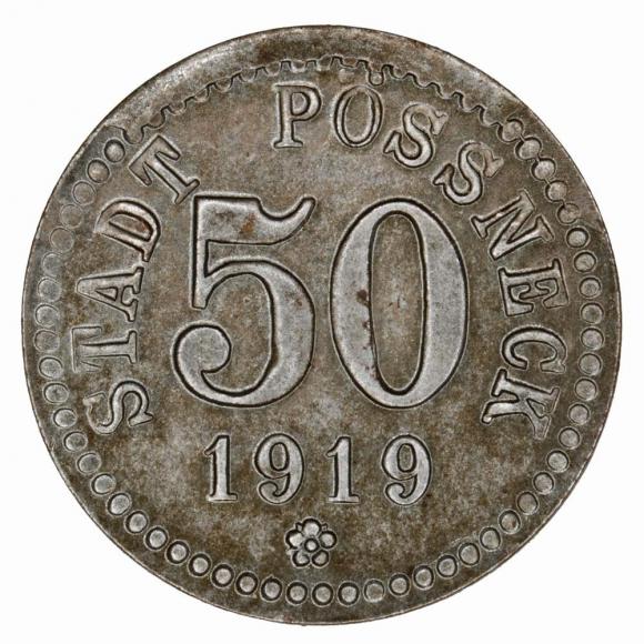 10 fenigów 1919 Possneck Saksonia (1)