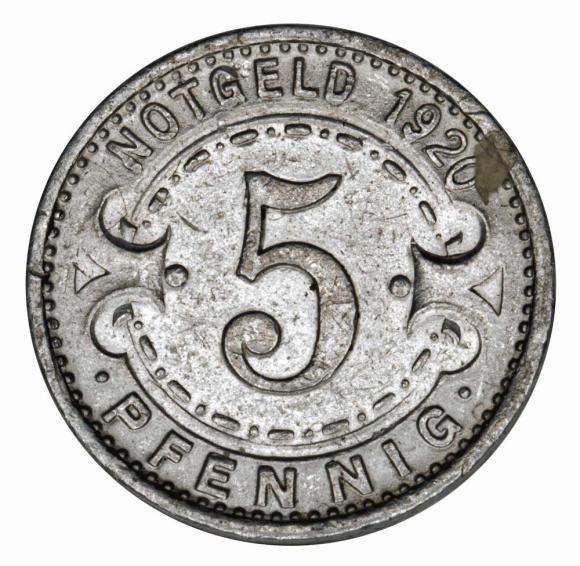 5 fenigów 1920 Witten Westfalia (1)