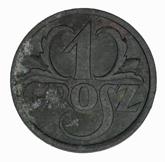 1 grosz 1939 Generalna Gubernia Warszawa (1)
