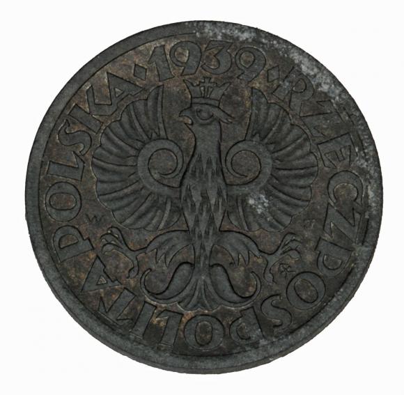 1 grosz 1939 Generalna Gubernia Warszawa (2)