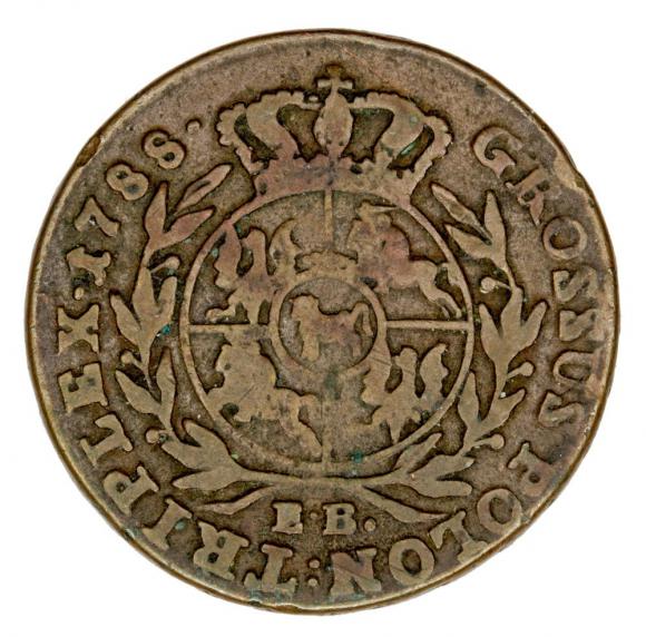 Trojak 1788 Stanisław August Poniatowski Warszawa (2)