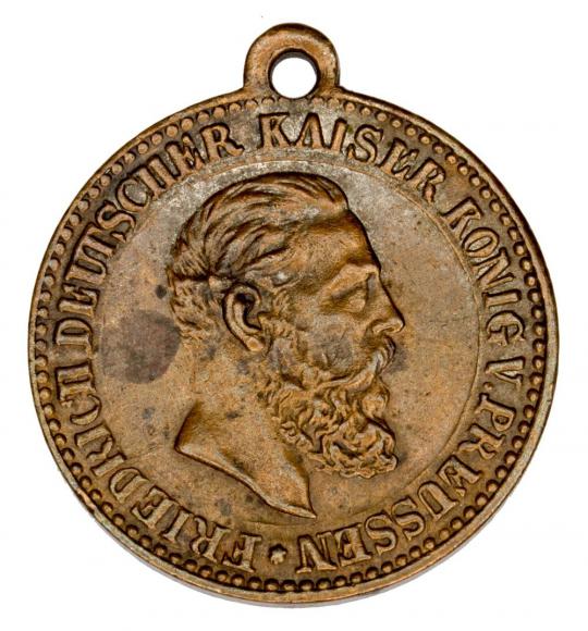 Medal Fryderyk III Habsburg Cesarz Prus XIX wiek