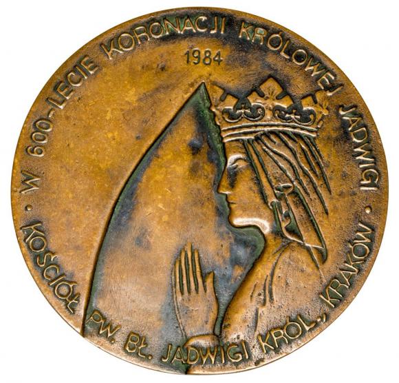 Medal 1984 600 - lecie koronacji królowej Jadwigi