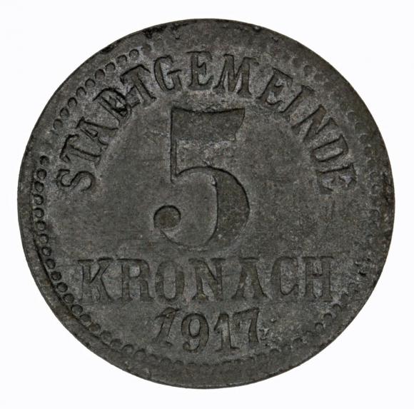 5 fenigów 1917 Kronach Bawaria (1)