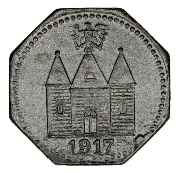 10 fenigów 1917 Wittenberge Brandenburgia (2)