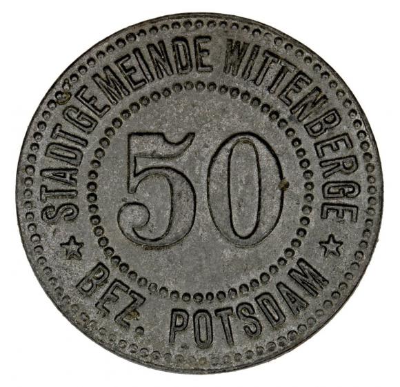 50 fenigów 1917 Wittenberge Brandenburgia (1)