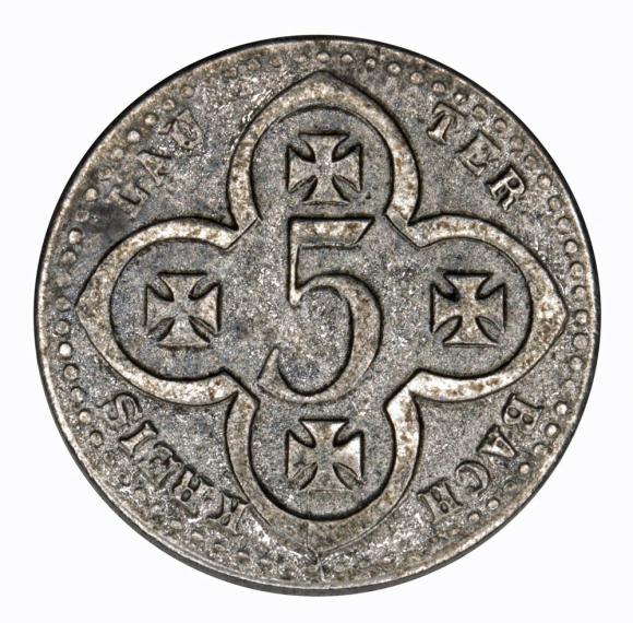 5 fenigów Lauterbach Hesja (1)