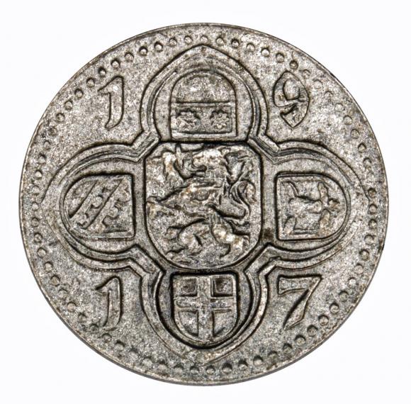 5 fenigów Lauterbach Hesja (2)