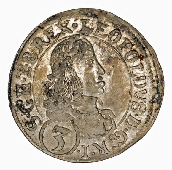 3 krajcary 1659 Leopold I Habsburg Austria (1)