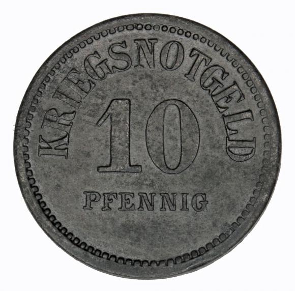 10 fenigów 1917 Usingen Hesja