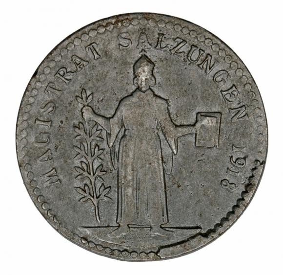 50 fenigów 1918 Salzungen Saksonia (1)