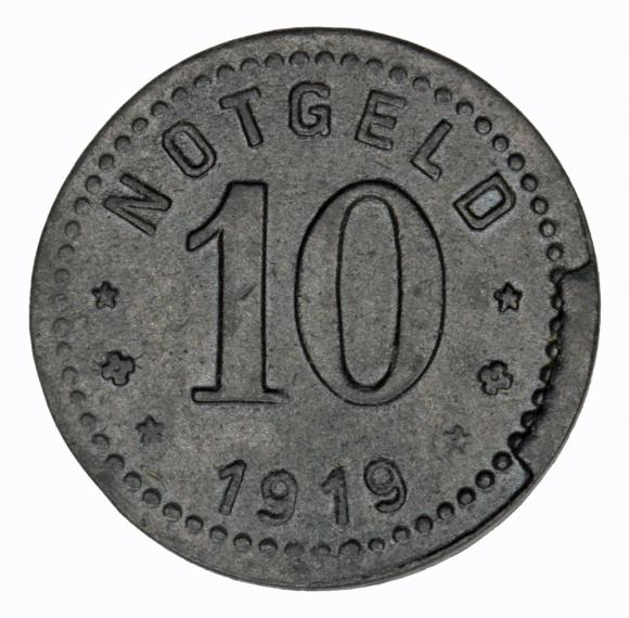 10 fenigów 1919 Unterweserstadte (2)