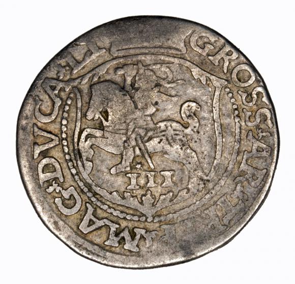 Trojak 1564 Zygmunt II August Wilno
