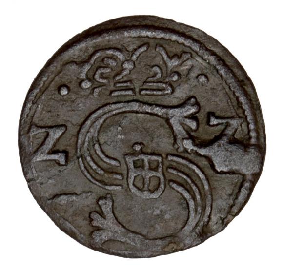 Denar 1622 Zygmunt III Waza Kraków (1)