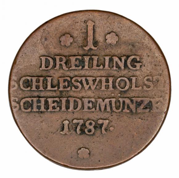 1 deiling 1787 Chrystian VII Oldenburg Szlezwik Holsztyn