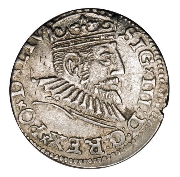 Trojak 1593 Zygmunt III Waza Ryga