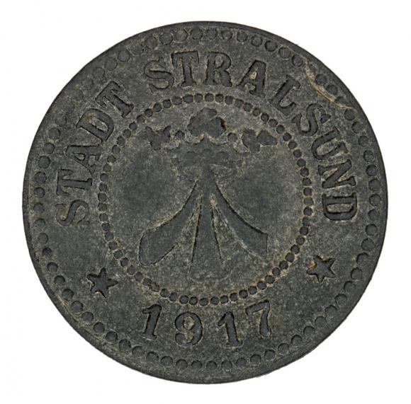 10 fenigów Strzałów Stralsund Pomorze (1)