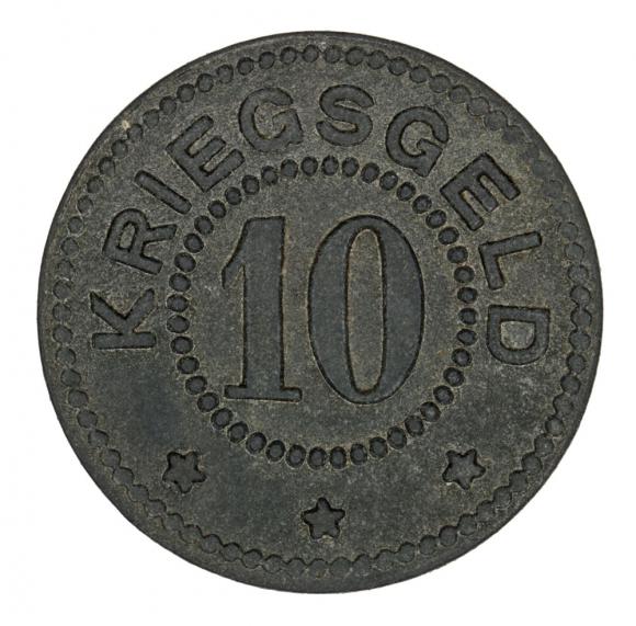 10 fenigów Strzałów Stralsund Pomorze (2)