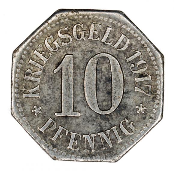 10 fenigów 1917 Wiesbaden Hesja