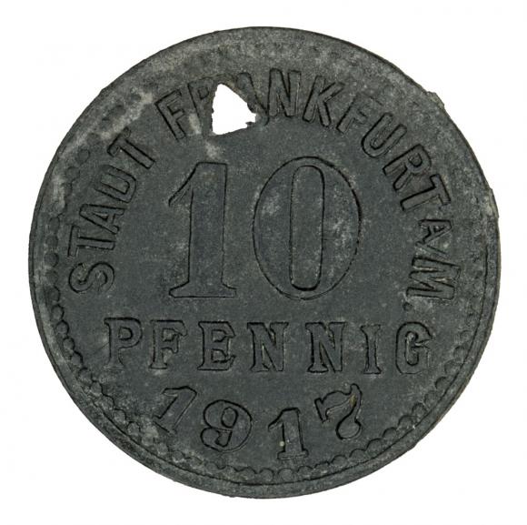 10 fenigów 1917 Frankfurt nad Menem Hesja