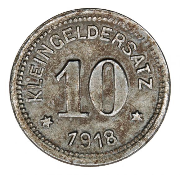 10 fenigów 1918 Querfurt Saksonia