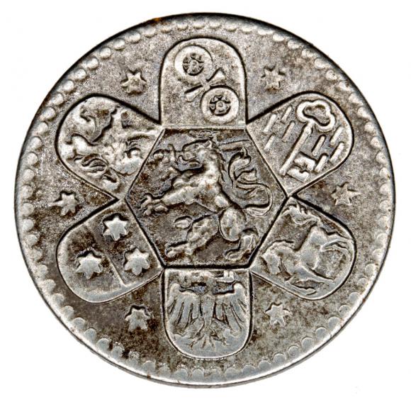 10 fenigów 1918 Heppenheim Hesja (2)
