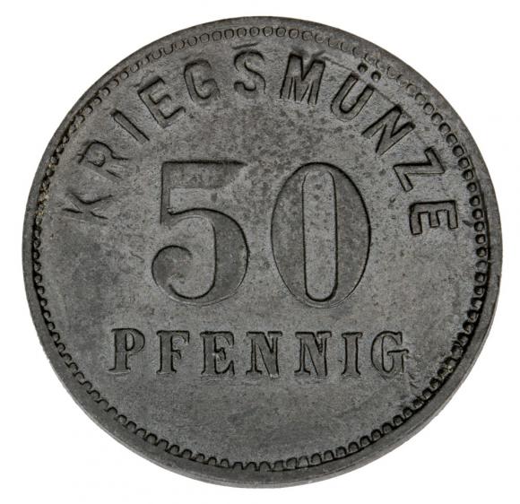 50 fenigów 1917 Bensheim Hesja