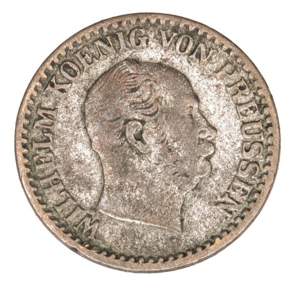 1 grosz srebrny 1863 Wilhelm I Hohenzollern Niemcy Prusy Berlin A