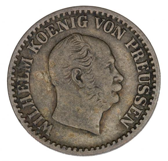 1 grosz srebrny 1864 Wilhelm I Hohenzollern Niemcy Prusy Berlin A (1)