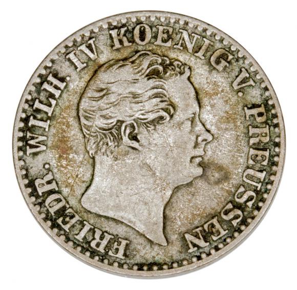 2 1/2 grosza srebrnego 1848 Fryderyk Wilhelm IV Niemcy Prusy Berlin A