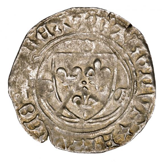 Grosz Karol VI Szalony Francja  (1)