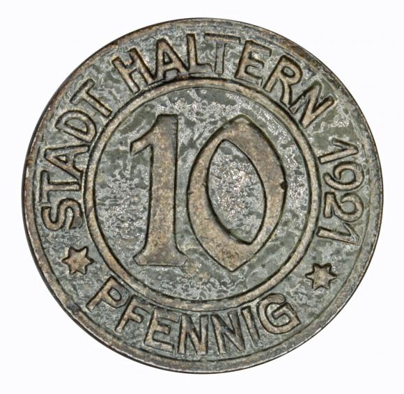 10 fenigów 1921 Haltern Westfalia