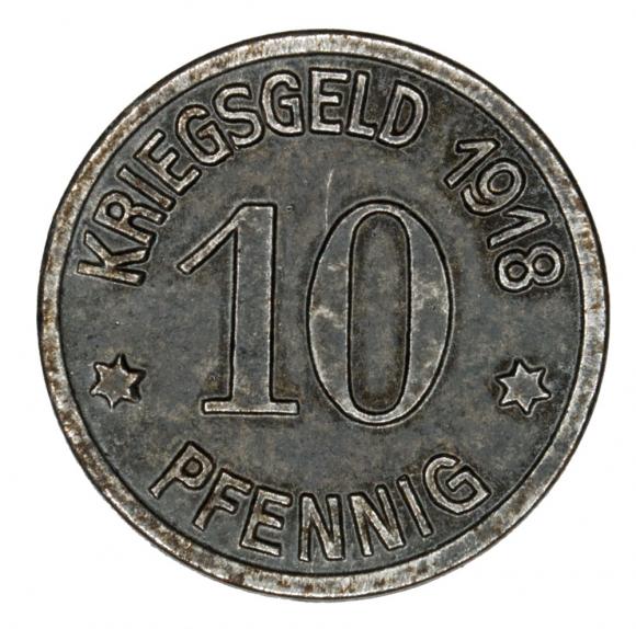 10 fenigów 1918 Koblencja Nadrenia (2)