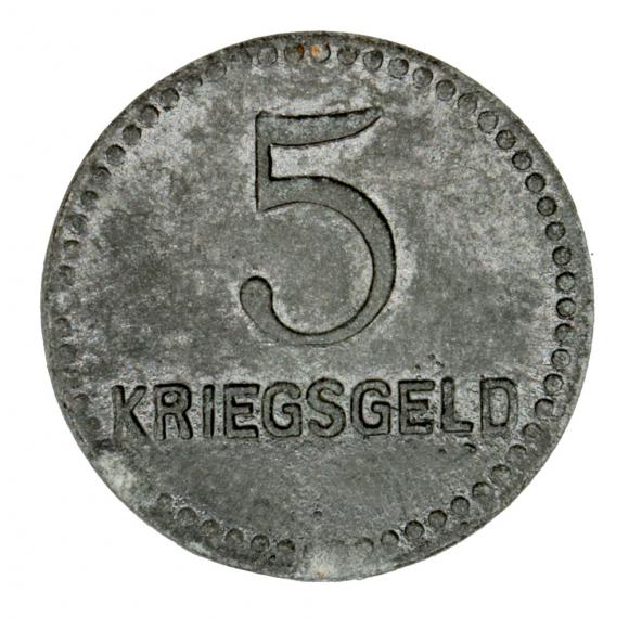 5 fenigów 1917 Kaiserlautern Pfalz (2)