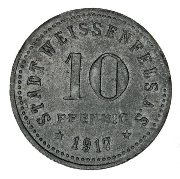 10 fenigów 1917 Weissenfels Saksonia