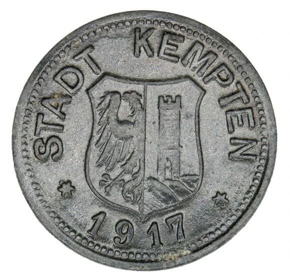 10 fenigów 1917 Kempten Bawaria (1)