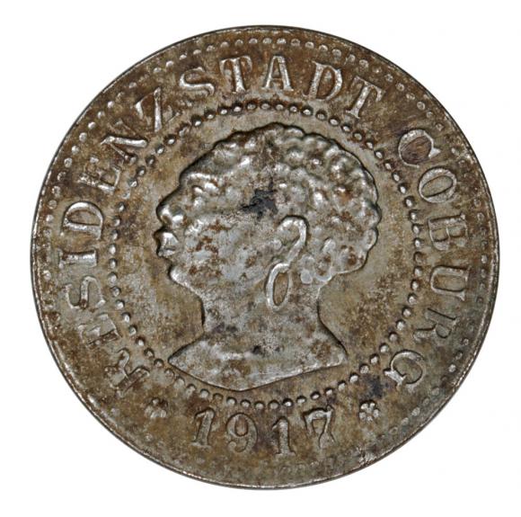 5 fenigów 1917 Coburg Saksonia (1)