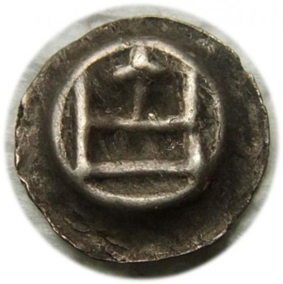 Brakteat Korona Zakon Krzyżacki (1)